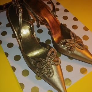 Stuart Weitzman slingback shoes